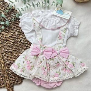 Conjunto Saia 2 Lacinhos Rosa