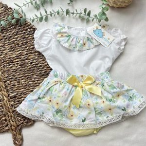 Conjunto Saia Amarela