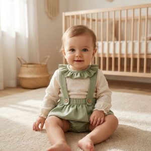 Conjunto com Saia Simples Verde