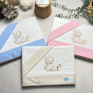 Jogo de Cama Algodão Ursinho Prenda