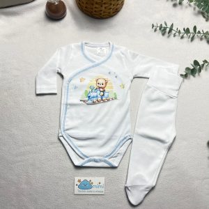 Body + Collant Comboio Azul