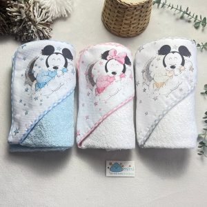 Toalha Mickey/Minnie Nuvem