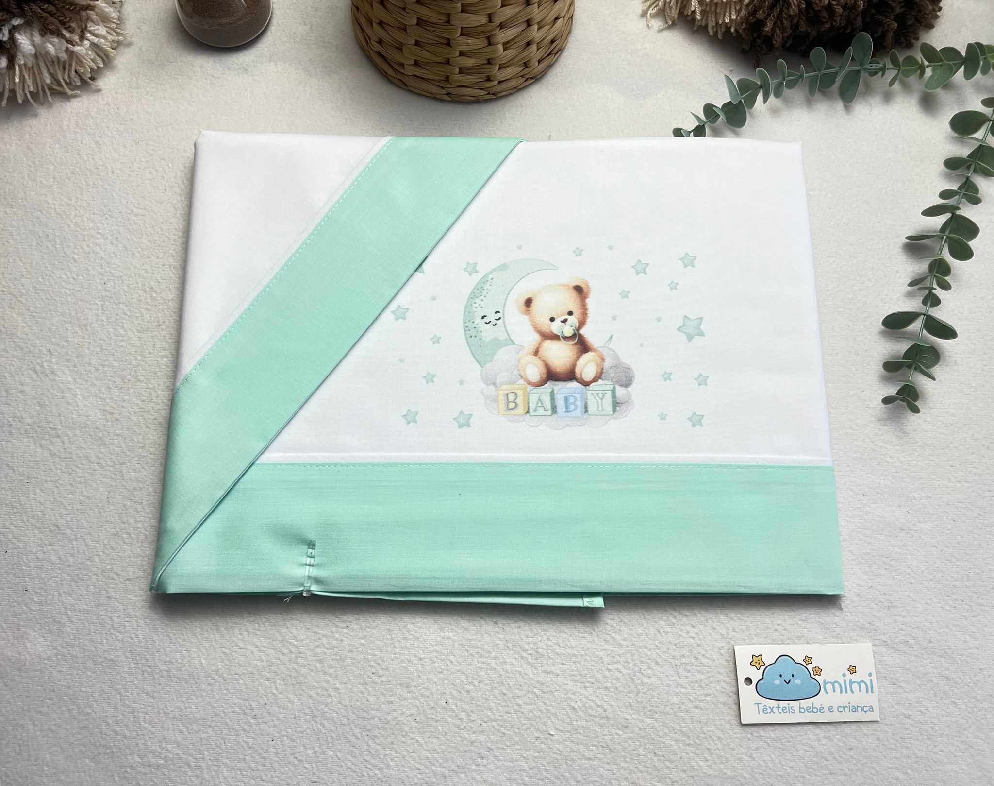 Jogo de Cama Algodão Ursinho Baby - Image 3