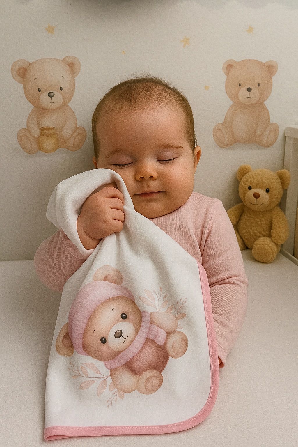 Fralda Ursinho Cachecol