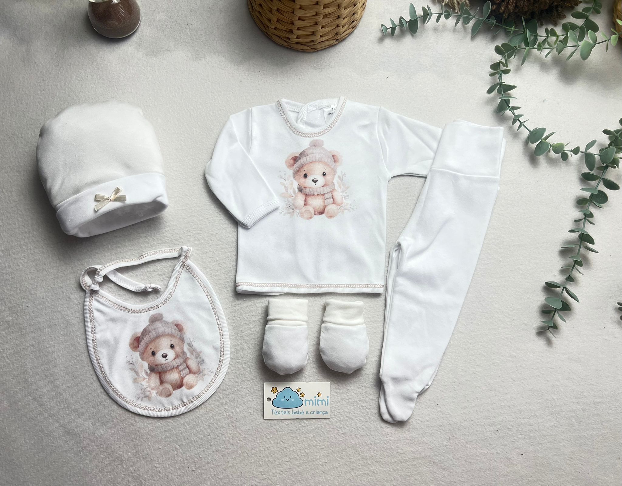 Conjunto Interiores Ursinho Cachecol - Image 7