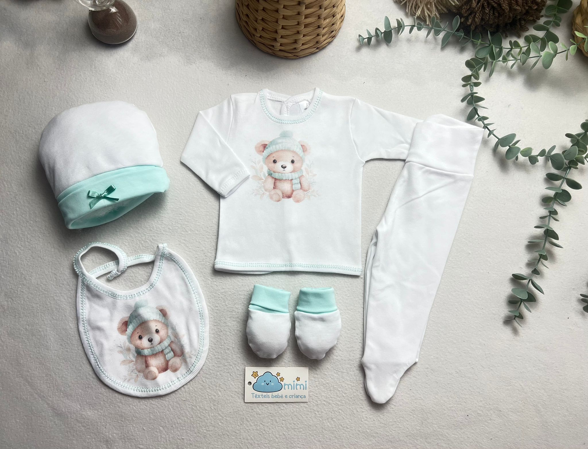 Conjunto Interiores Ursinho Cachecol - Image 4