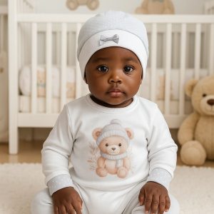 Conjunto Interiores Ursinho Cachecol