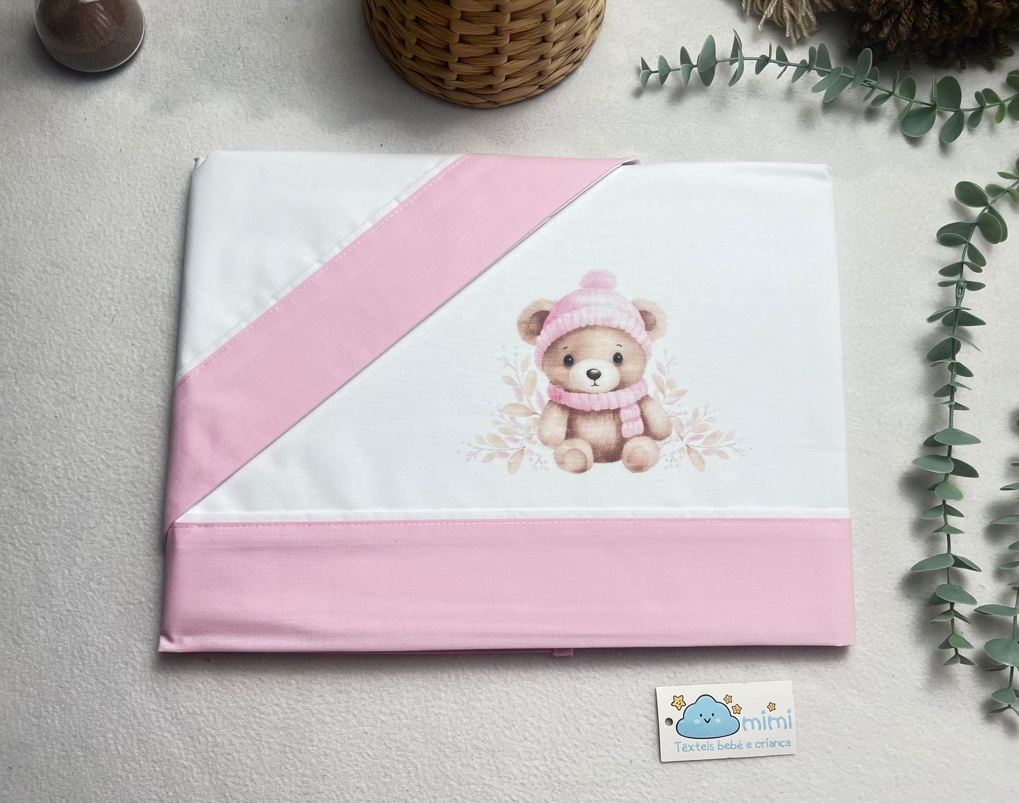 Jogo de Cama Algodão Ursinho Cachecol - Image 5