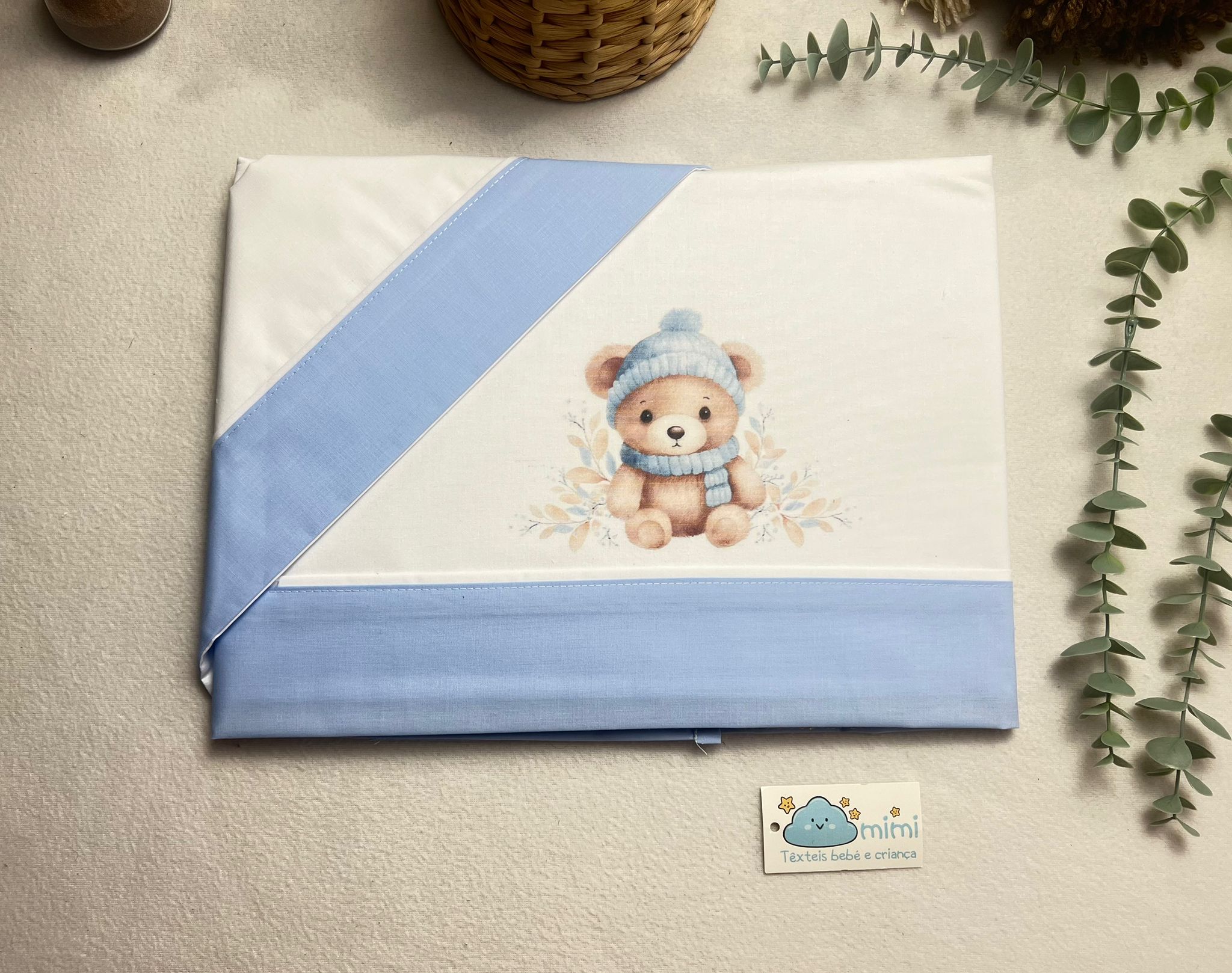 Jogo de Cama Algodão Ursinho Cachecol - Image 4