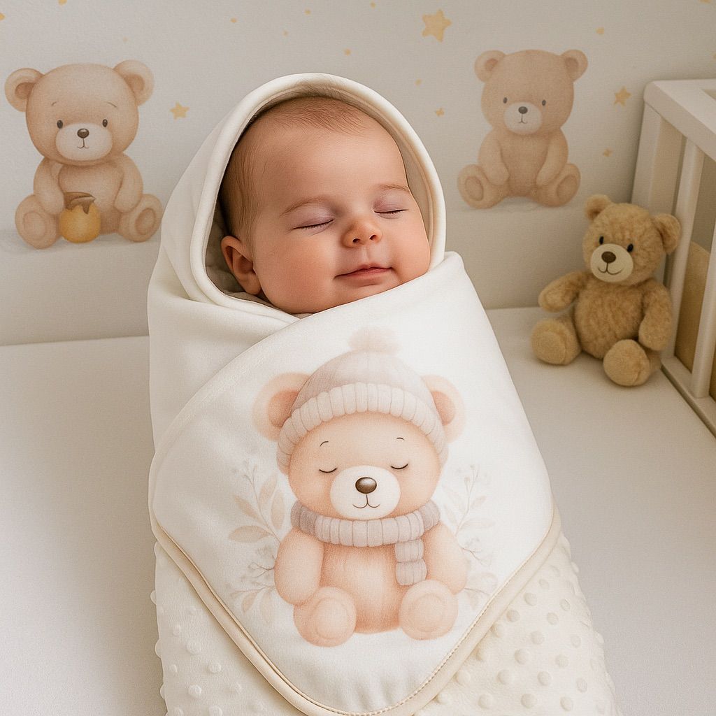 Mantinha Ursinho Cachecol