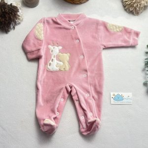 Babygrow Girafa Rosa Velho