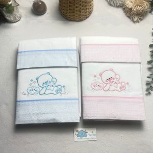 Jogo Next2Me Flanela Urso Nuvem Estrela