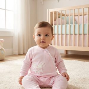 Babygrow 2 Coelhos Rosa