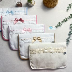 Bolsa 1ª Roupinha Bordado Inglês e Laço